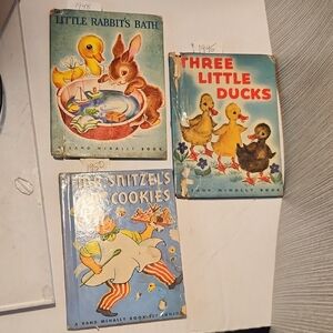 Kids Vintage Storybook Set -1945, 1948 And 1950